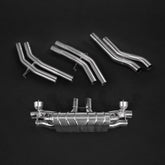 Capristo Porsche 536 Cayenne Turbo/Turbo E-Hybrid/GTS (19+) - Valved Exhaust with Mid-Silencer Delete, for OEM Tips (CES3)